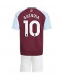 Aston Villa Emiliano Buendia #10 Replika Hemmakläder Barn 2024-25 Kortärmad (+ byxor)